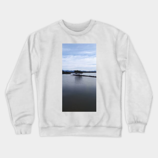 Urunga at High Tide Crewneck Sweatshirt by Julie Vaux